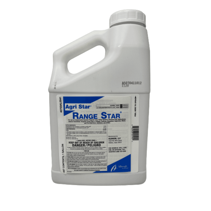 Range Star 2,4D DMA & Dicamba DMA 1 and 2.5 Gallon Size Chemical