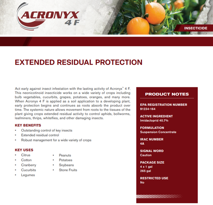 Acronyx 4F