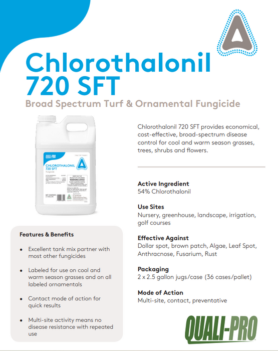 Chlorothalonil 720 Ag and T&O