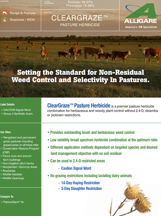 Cleargraze Pasture Herbicide