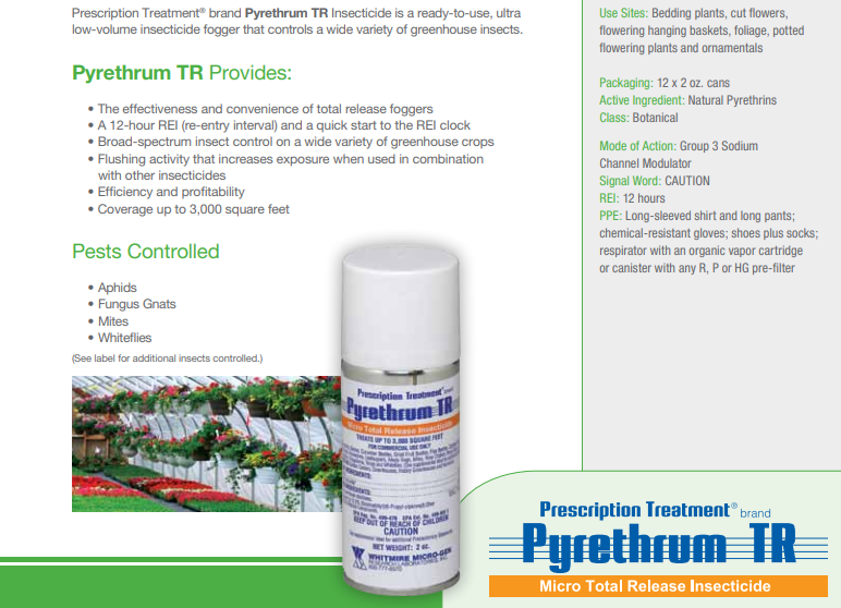 Pyrethrum TR Fogger