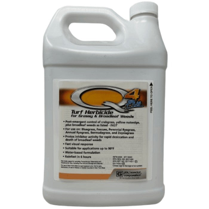 crabgrass herbicide canada Q4 Plus | Quinclorac, 2,4-D, Dicamba and Sulfentrazone