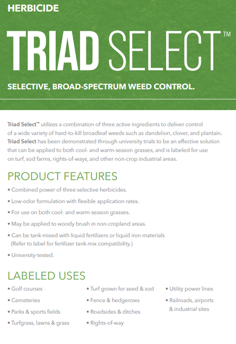 Triad Select Herbicide